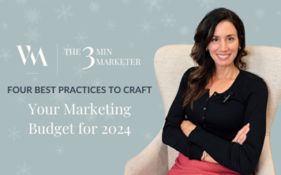 3 Minute Marketer: 4 Best Practices to Craft Your Marketing Budget for 2024